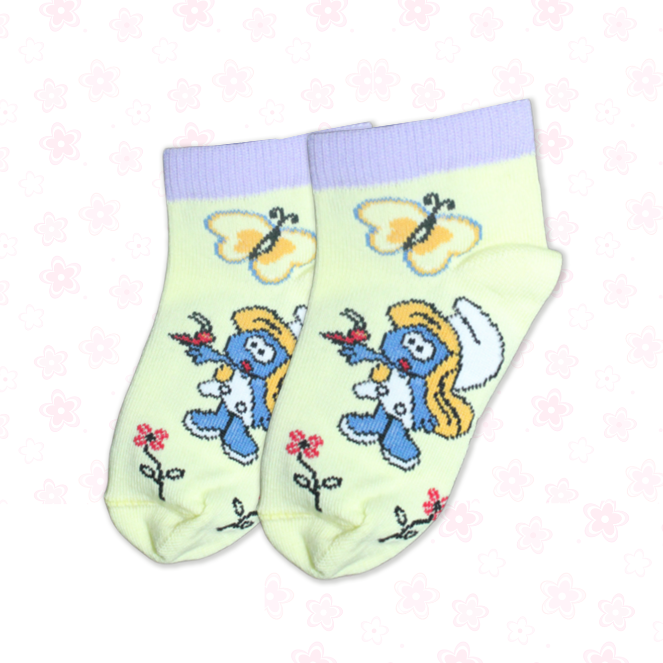 Girl's printed ankle socks