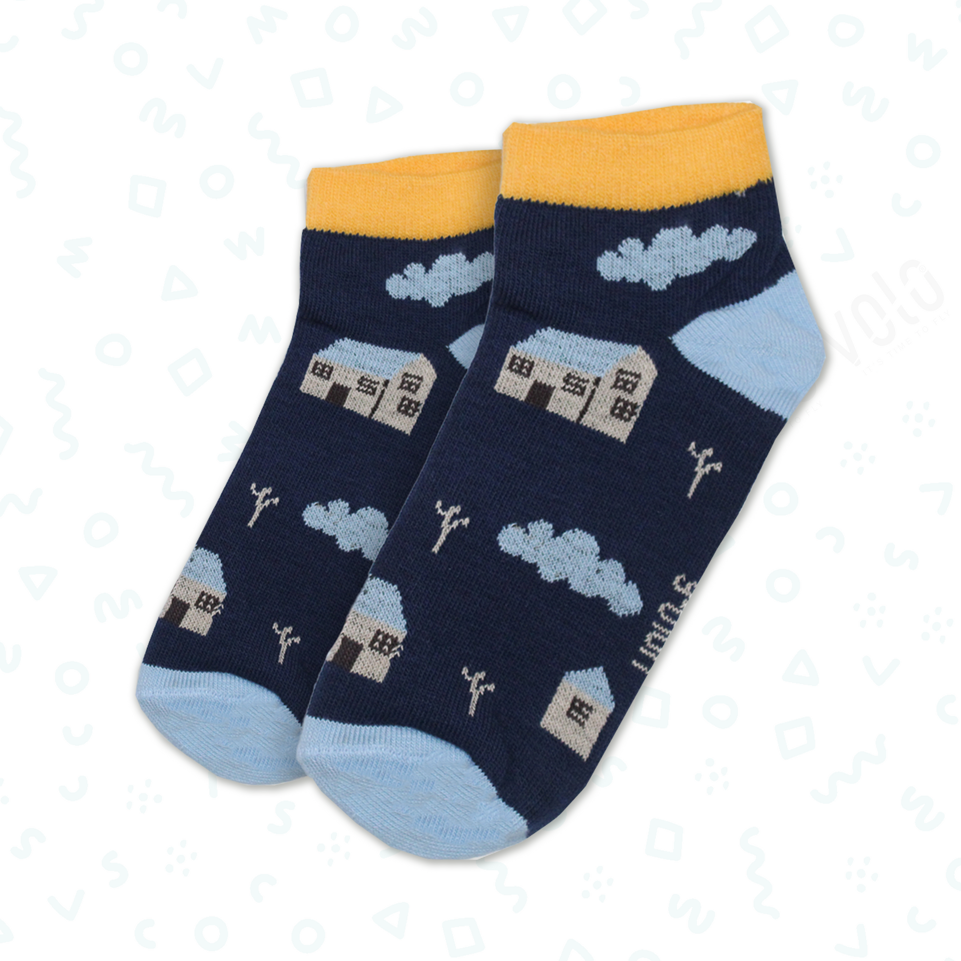 Boy's printed ankle socks