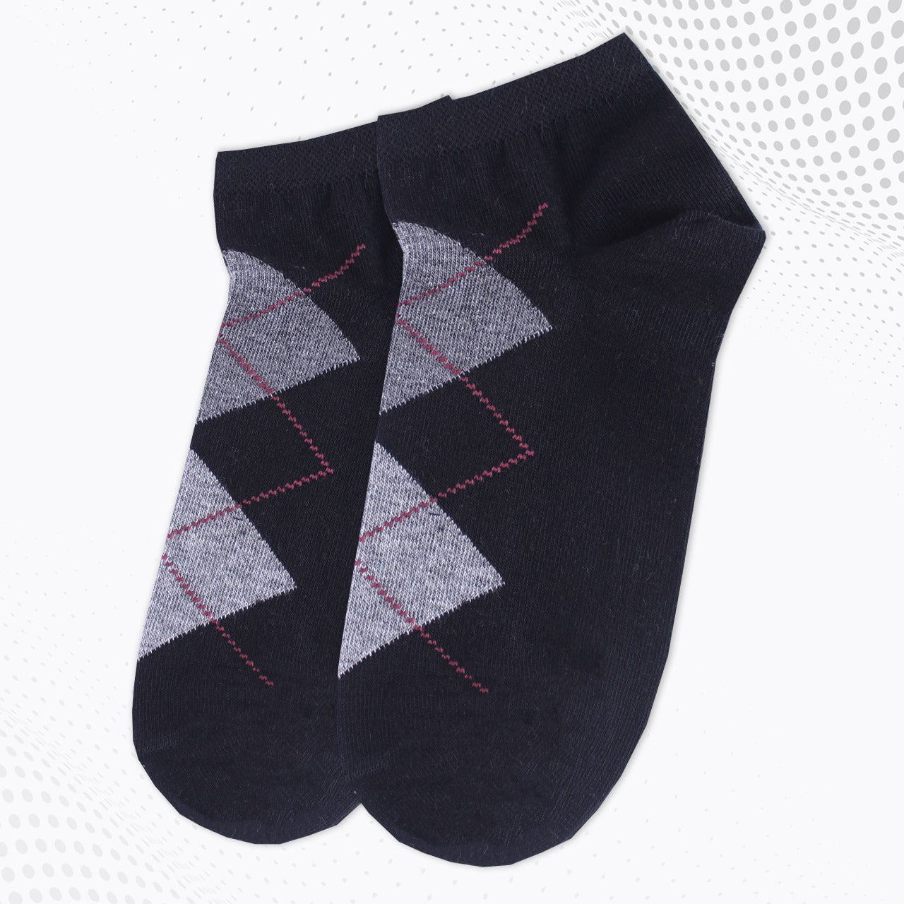 Men's printed ankle socks