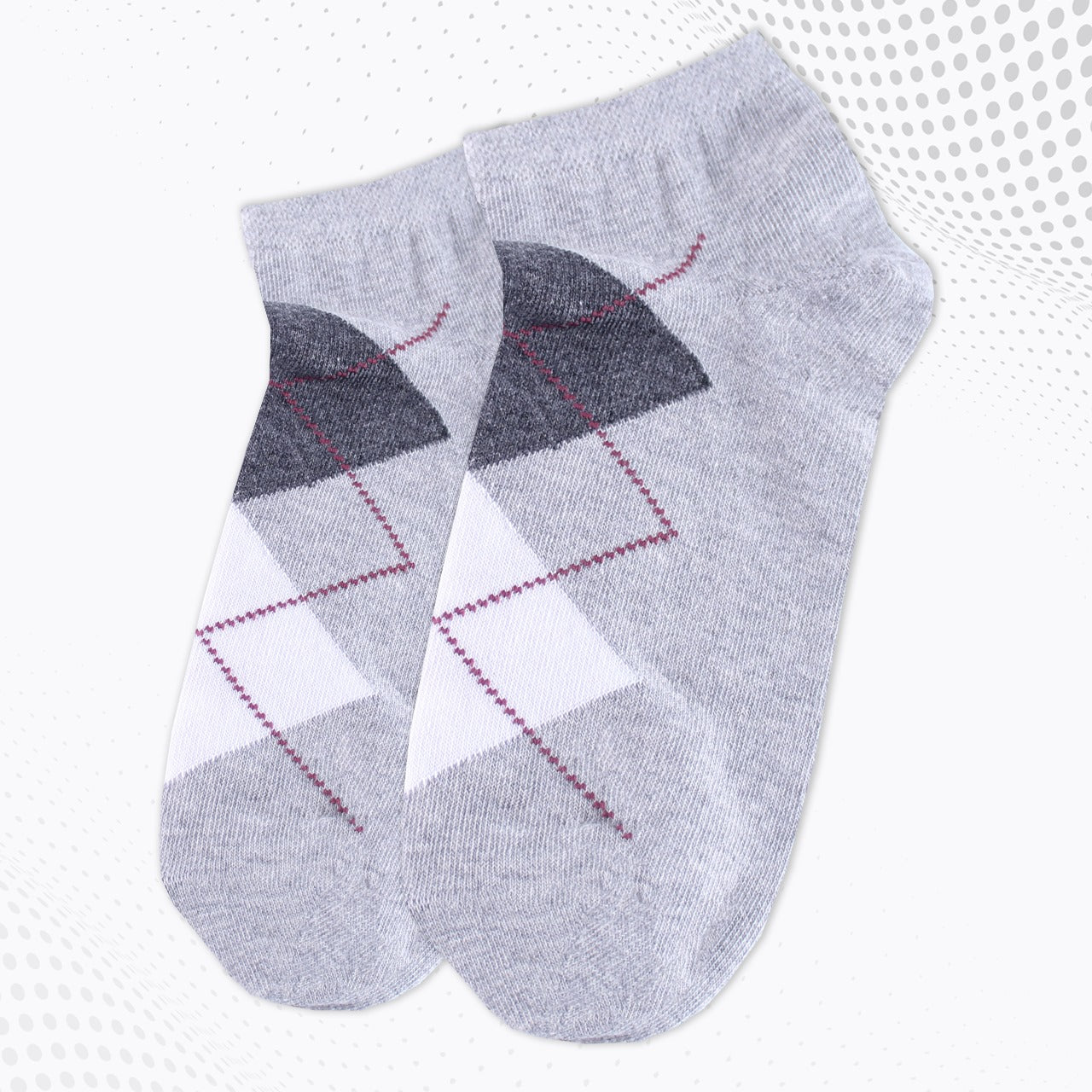 Men's printed ankle socks