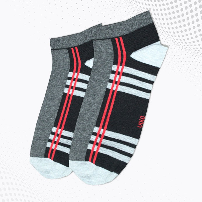 Men's printed ankle socks