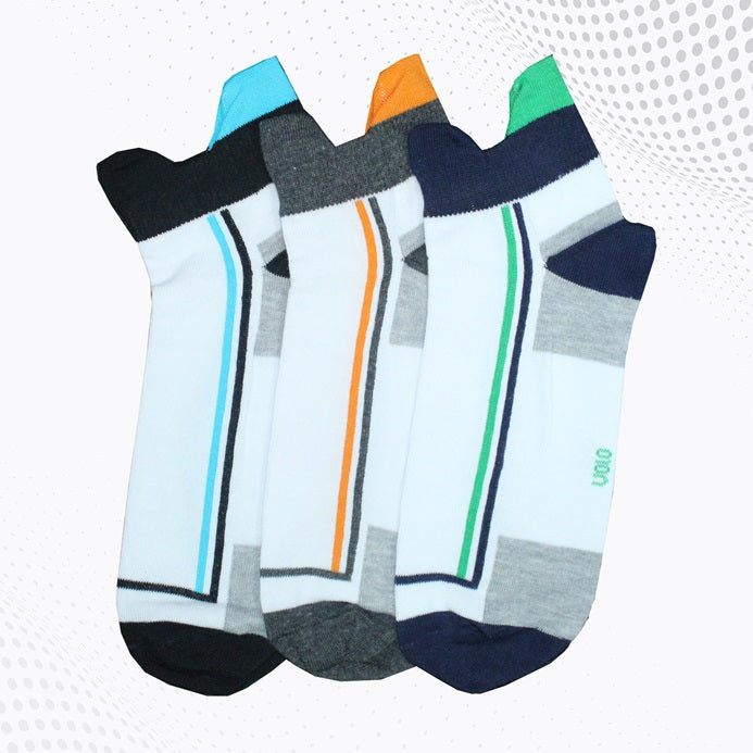 Men's printed ankle socks
