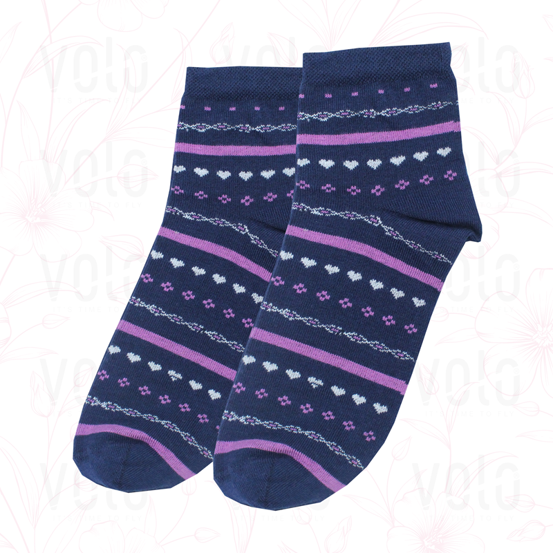 Women's printed half socks