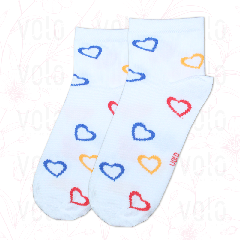 Women's printed half socks