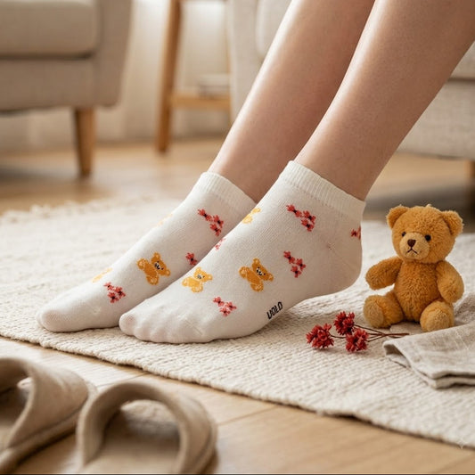Women's printed ankle socks