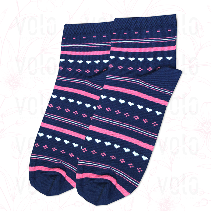 Women's printed half socks