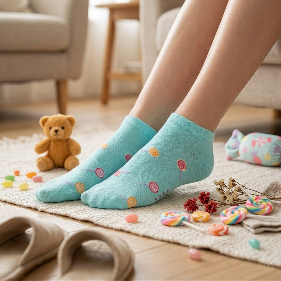 Women's printed ankle socks