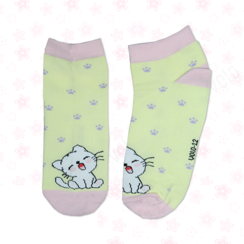 Girl's printed ankle socks