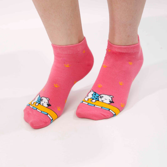 Women's printed ankle socks