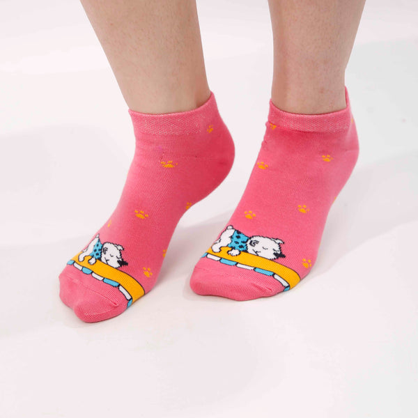 Women's printed ankle socks