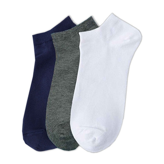 Men's basic ankle socks - Pack of 3
