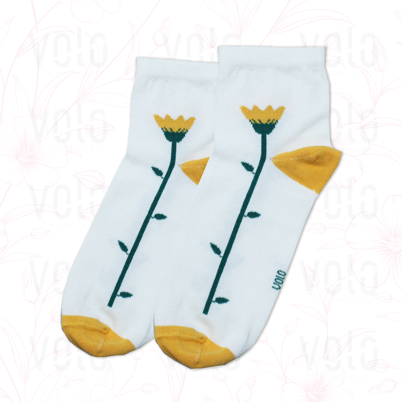 Women's printed half socks