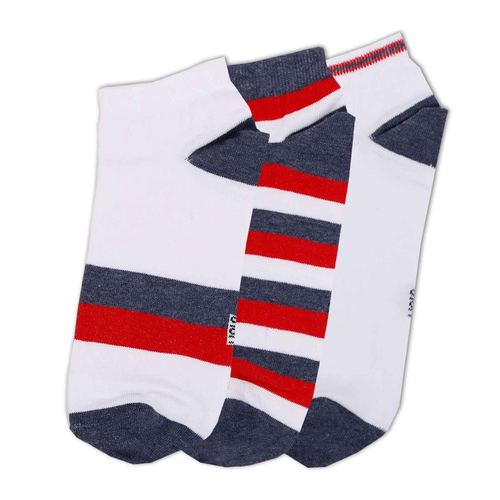 Men's printed ankle socks - Pack of 3