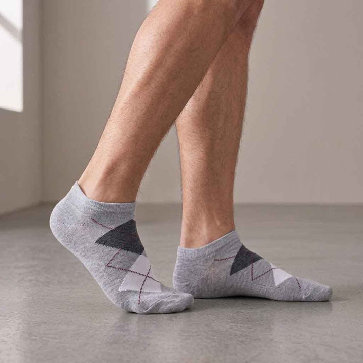 Men's printed ankle socks