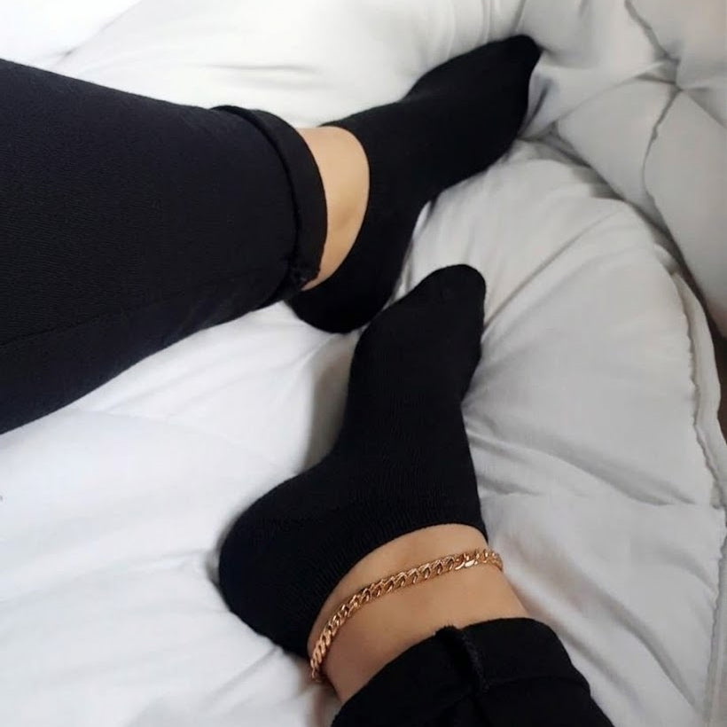 Women's basic ankle socks - Pack of 3