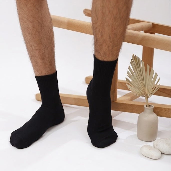 Men's basic half socks