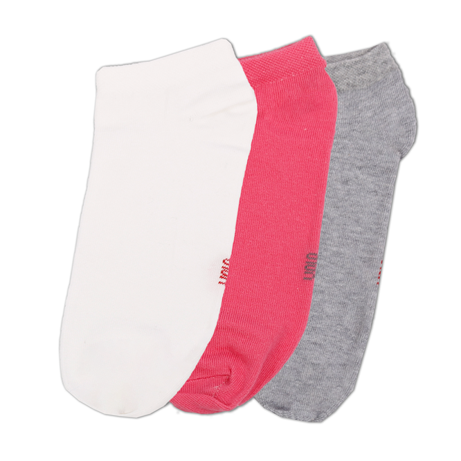 Women's basic ankle socks - Pack of 3