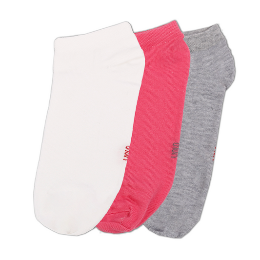 Women's basic ankle socks - Pack of 3
