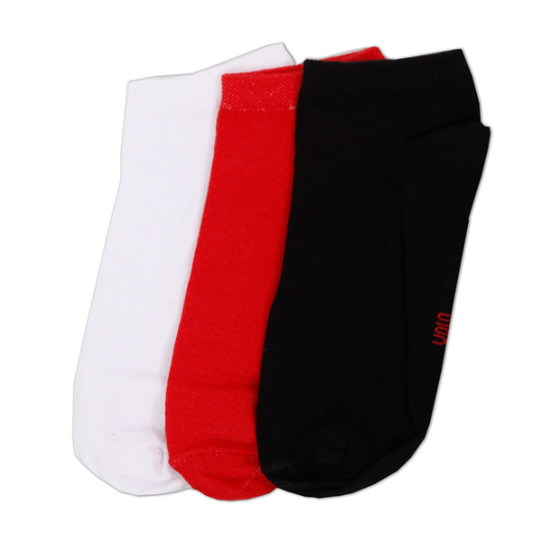 Women's basic ankle socks - Pack of 3