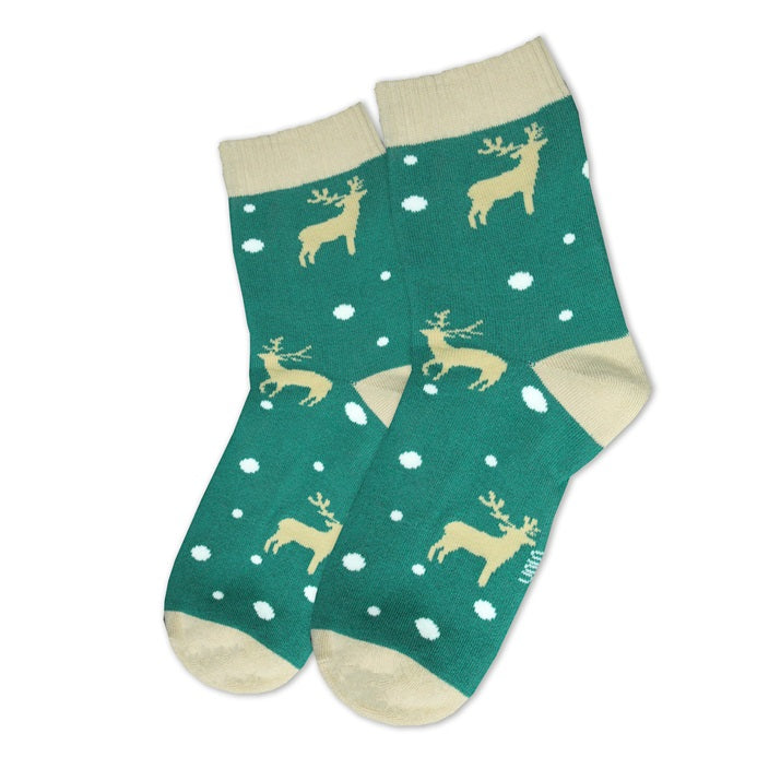 Women's printed half socks - Full terry