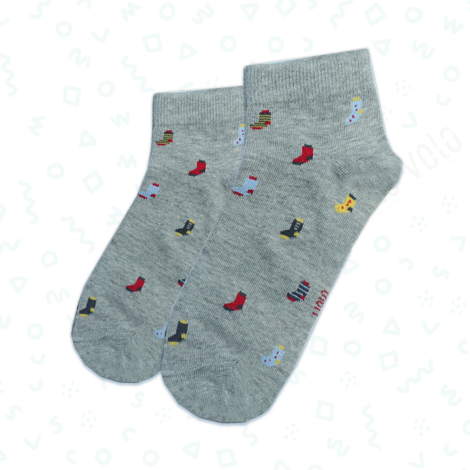 Boy's printed ankle socks