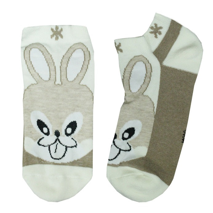 Women's printed ankle socks - Half terry