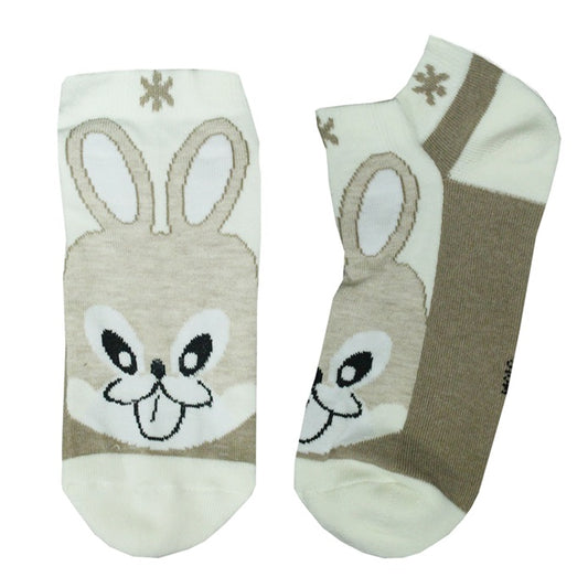 Women's printed ankle socks - Half terry