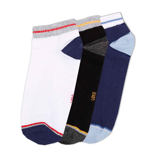 Men's printed ankle socks - Pack of 3