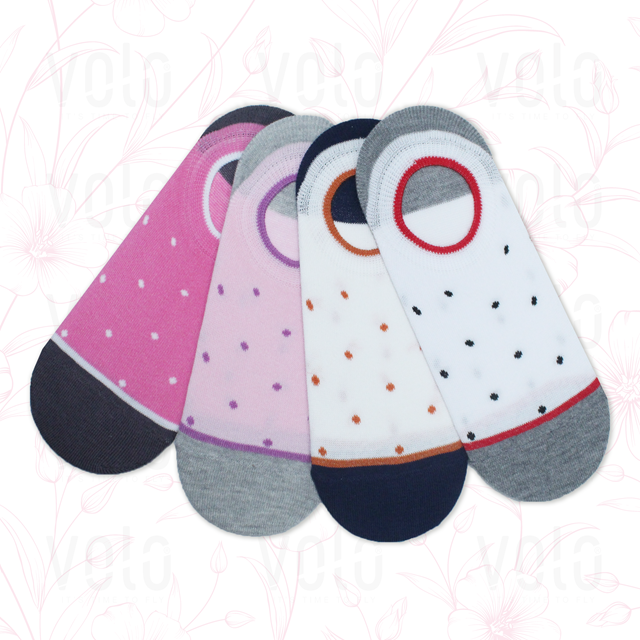 Women's printed Low-cot socks