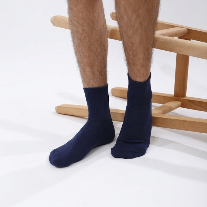 Men's basic half socks - Pack of 3