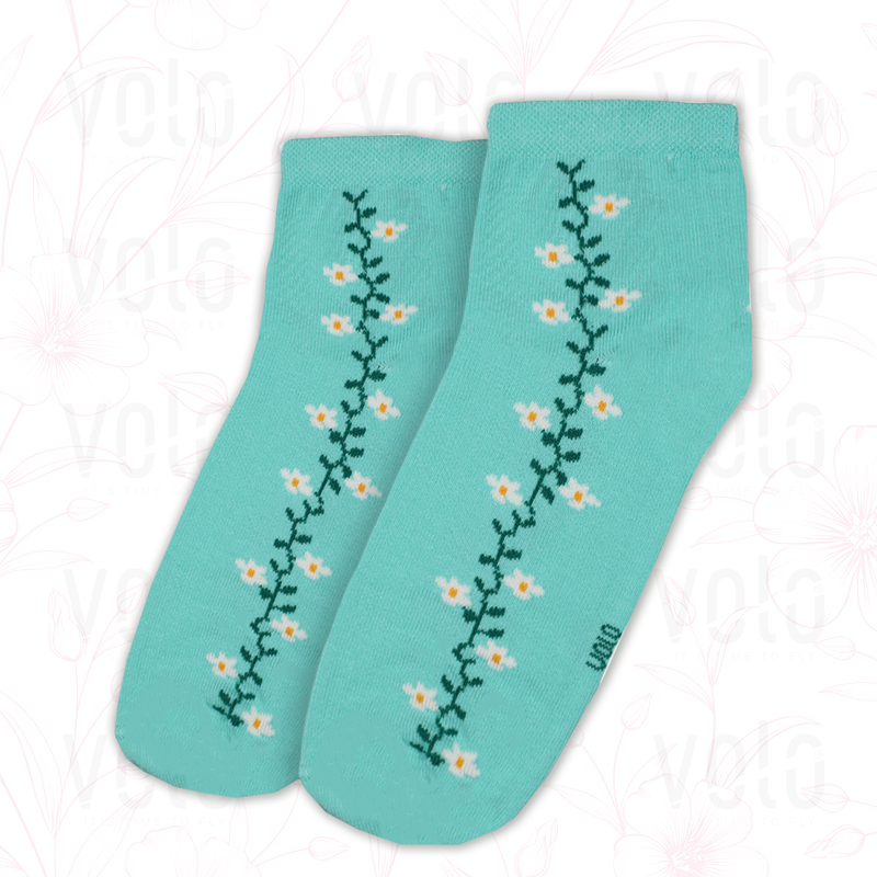 Women's printed half socks