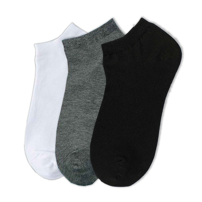 Men's basic ankle socks - Pack of 3
