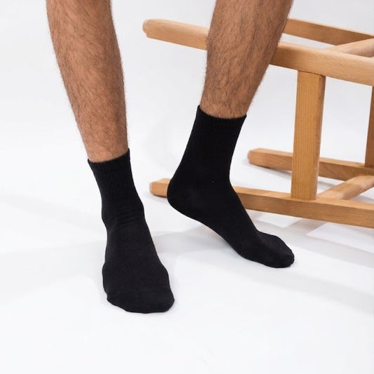 Men's basic half socks
