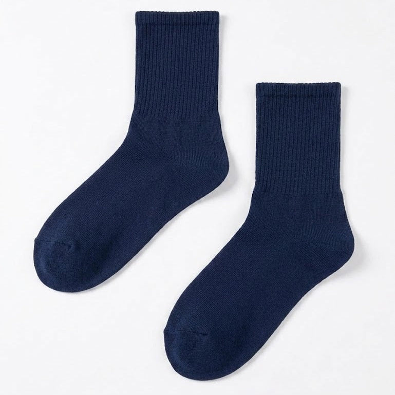 Men's basic half socks