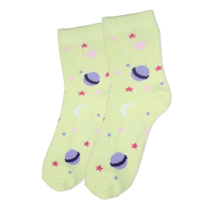 Women's printed half socks - Full terry
