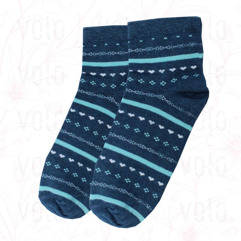 Women's printed half socks
