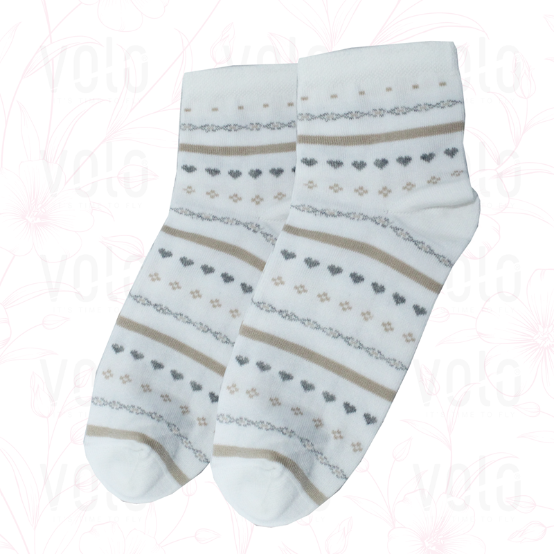Women's printed half socks