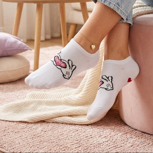Women's printed ankle socks