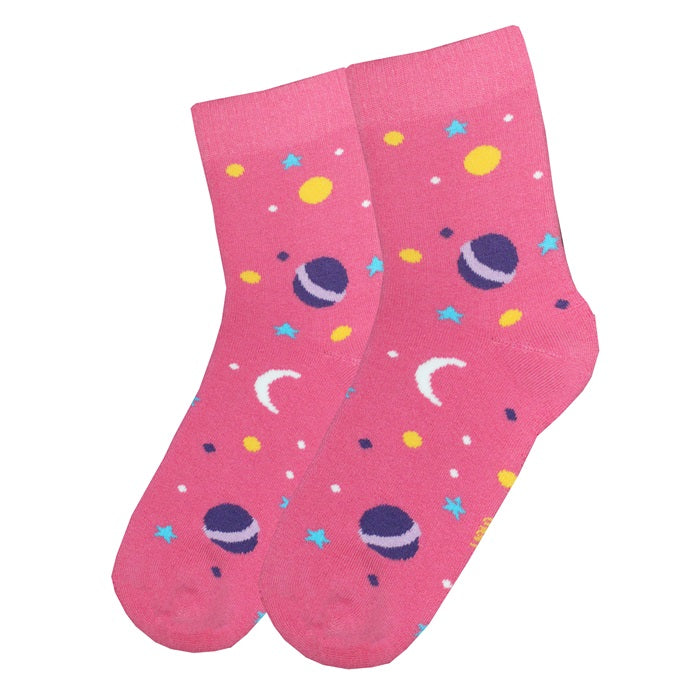 Women's printed half socks - Full terry
