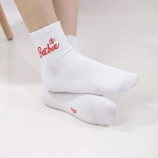 Women's printed half socks
