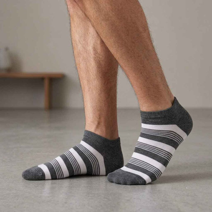 Men's printed ankle socks