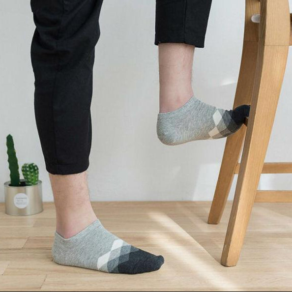 Men's printed ankle socks