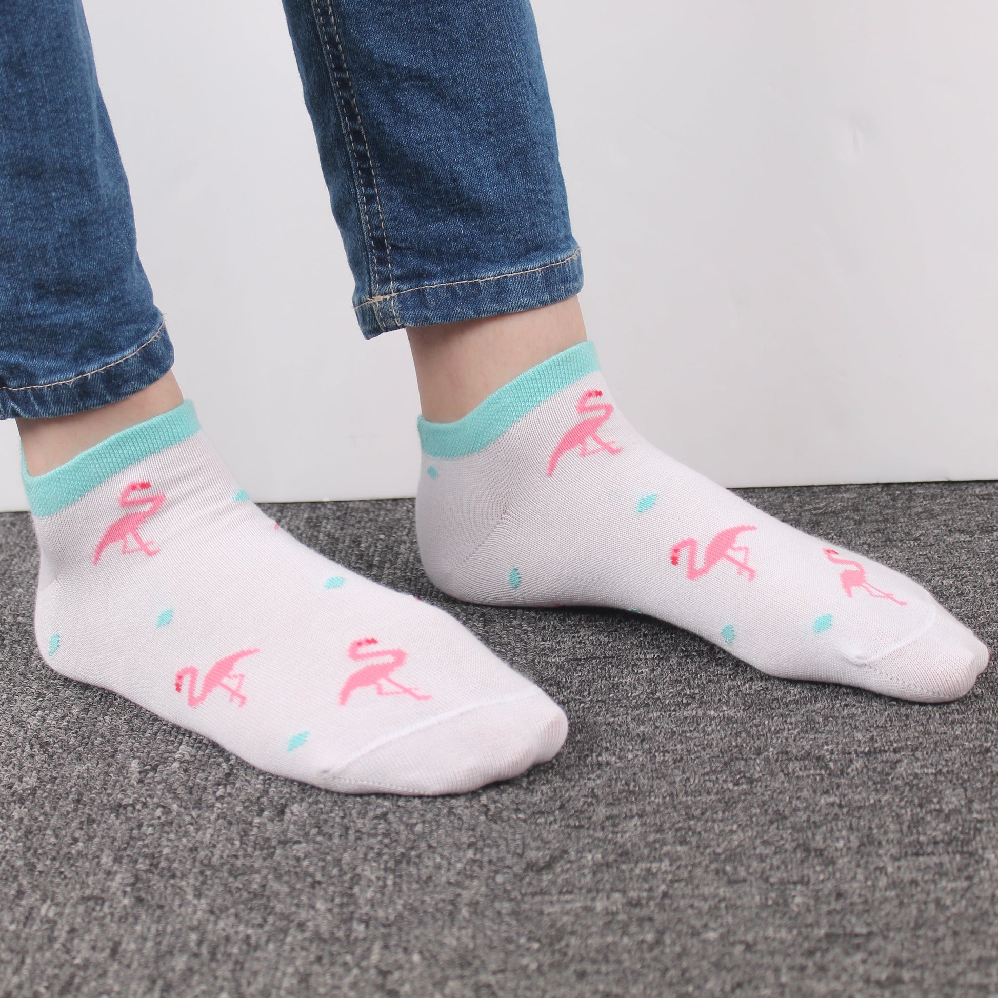 Women's printed ankle socks - Pack of 3