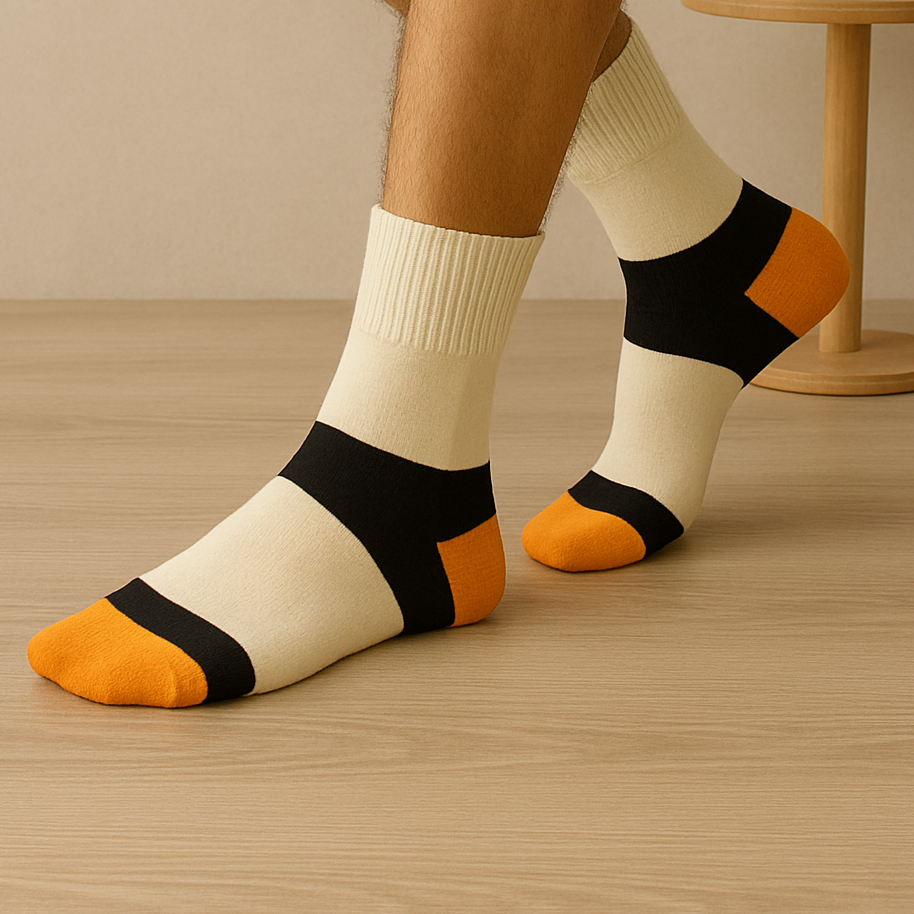 Men's printed half socks