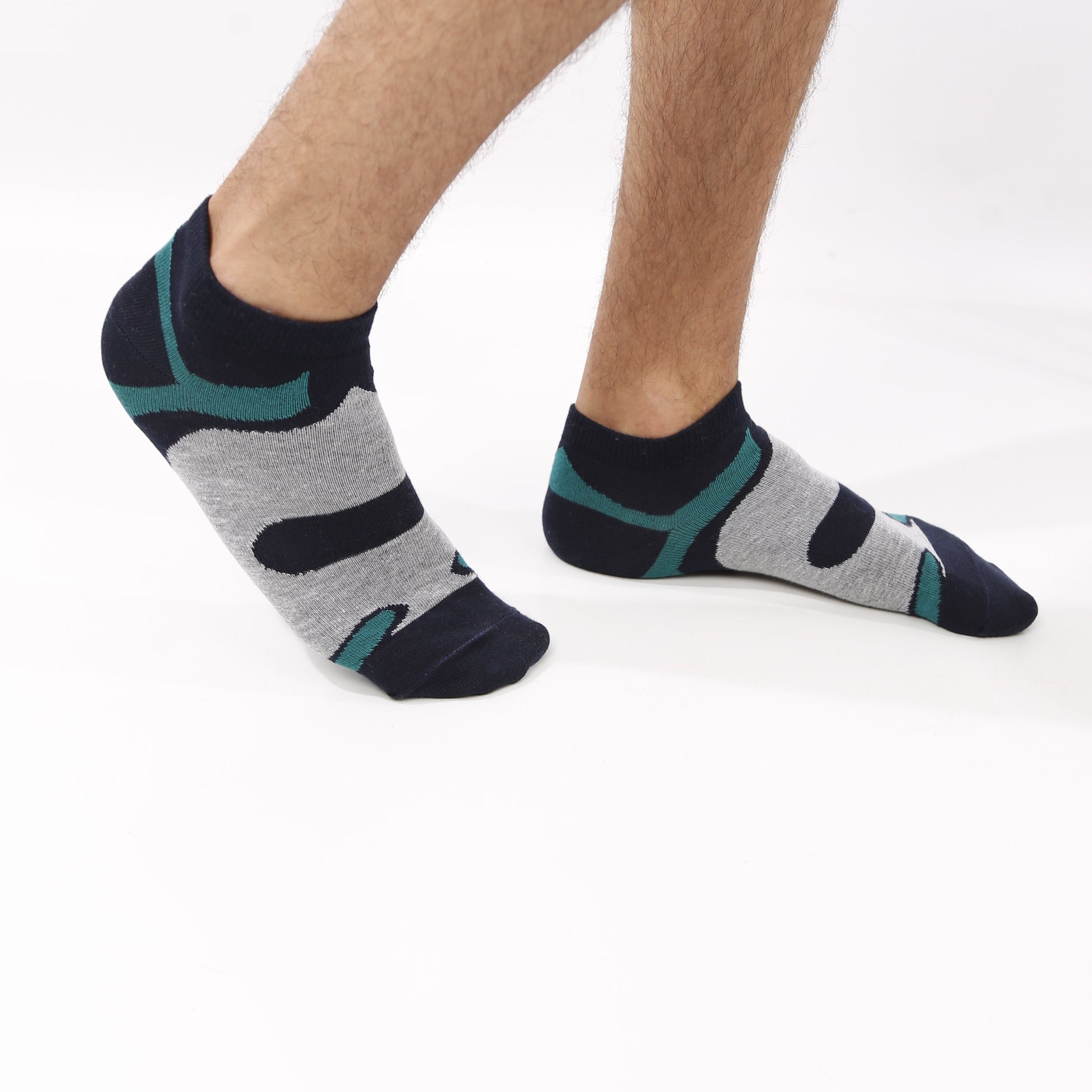 Men's printed ankle socks