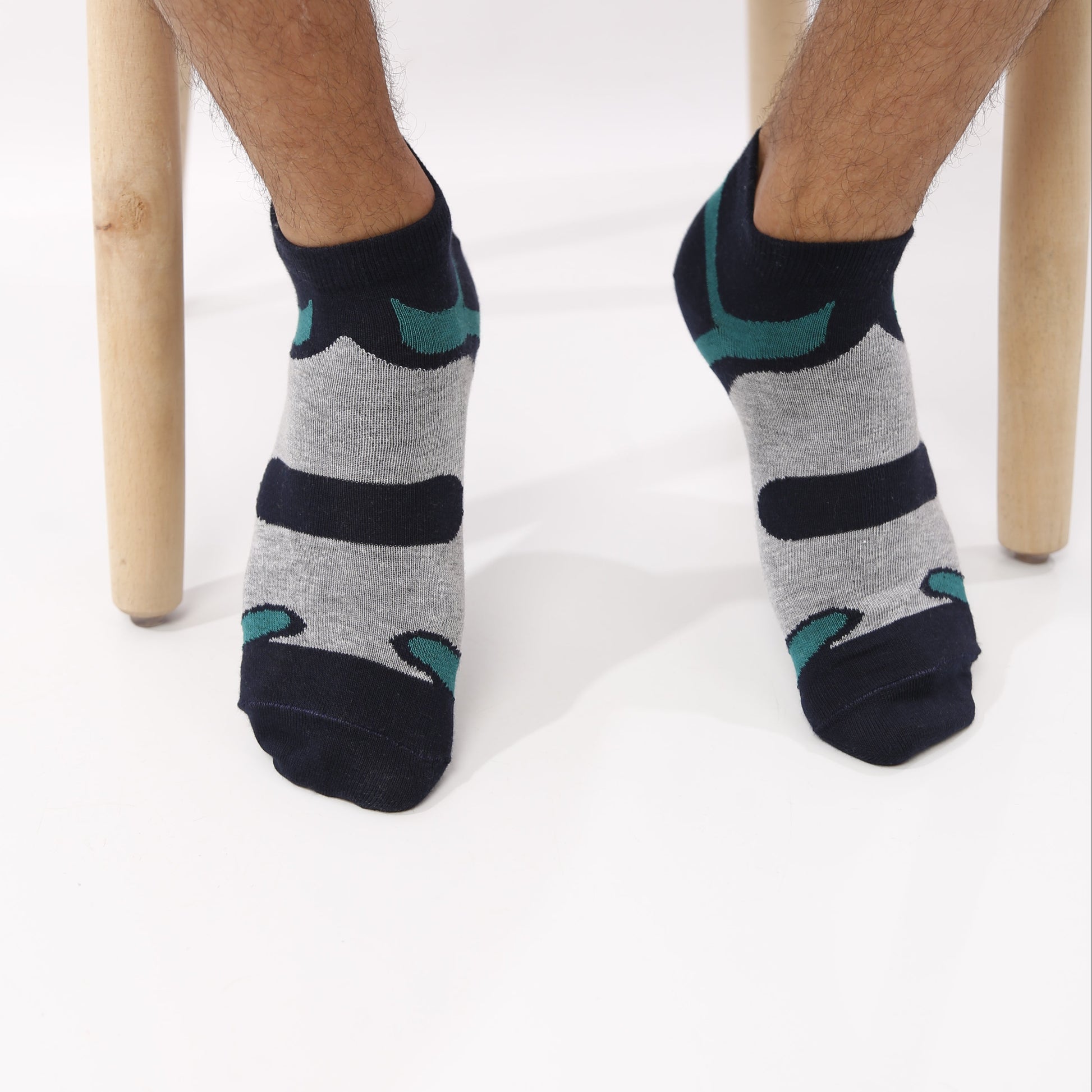 Men's printed ankle socks