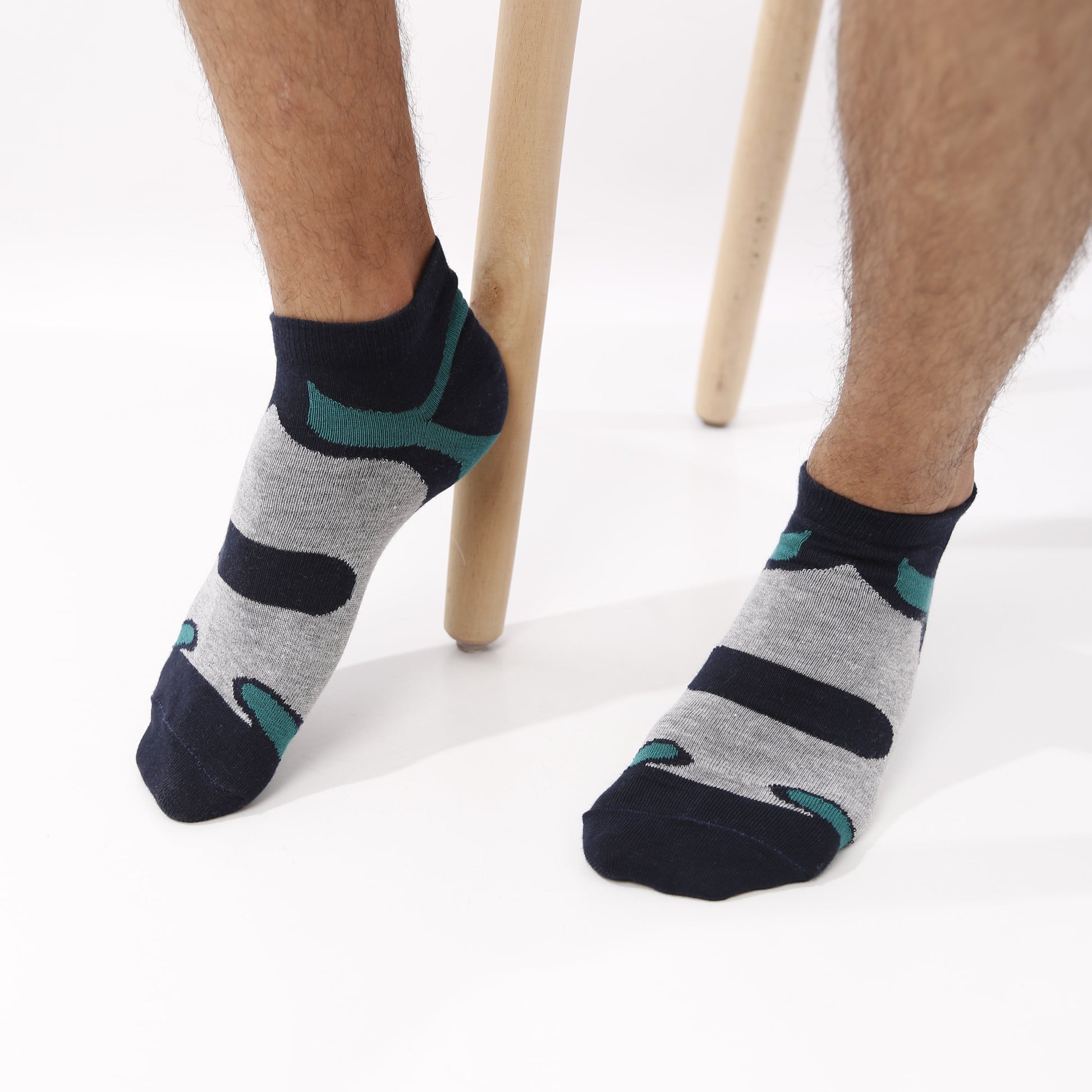 Men's printed ankle socks