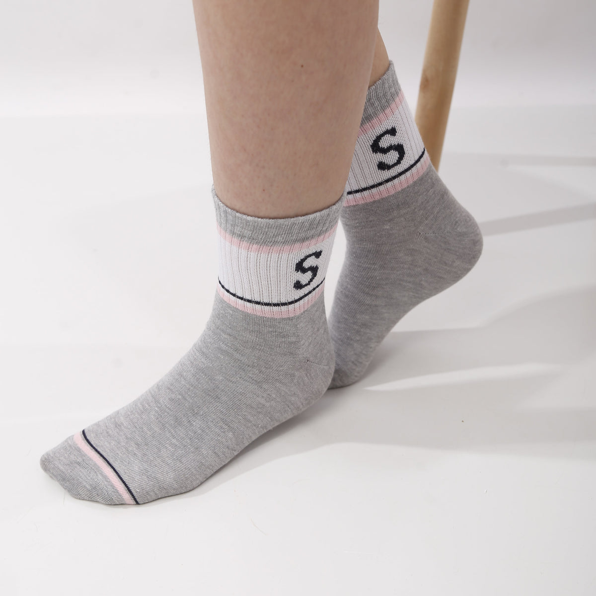 Women's printed half socks