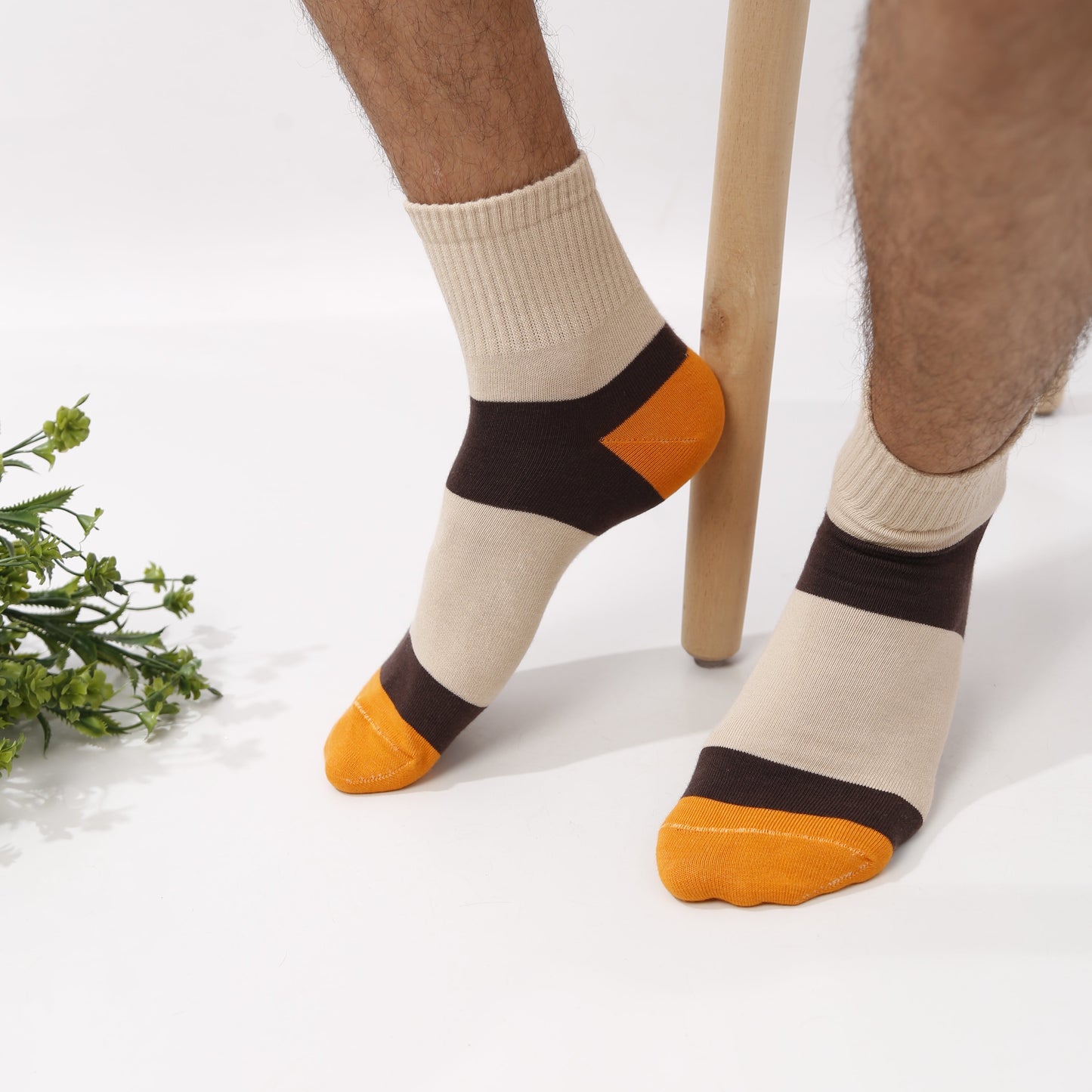Men's printed half socks