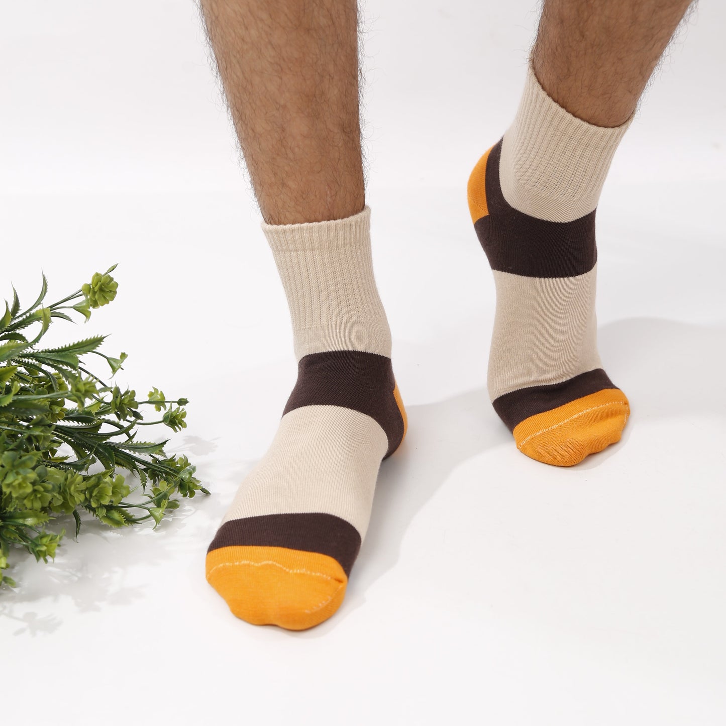 Men's printed half socks